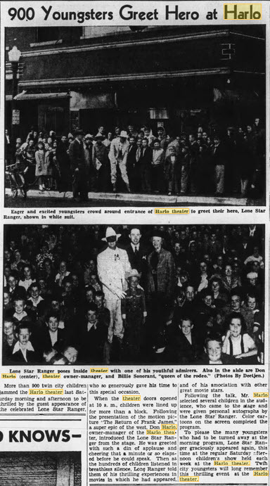 Harlo Theater - 17 JUN 1947 ARTICLE